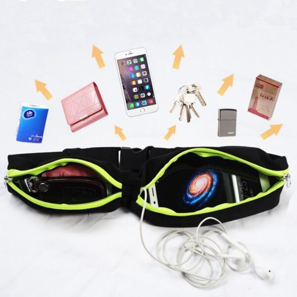 Bag-ong Running Bag Waist Pocket Jogging Belt Sports Waterproof Travel Cycling Pack Bag Outdoor Phone anti 5