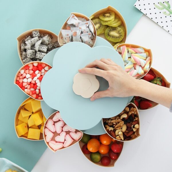 Newest Plastic Storage Box for Seeds Nuts Candy Dry Fruits Case Plum Type Lunch Container for