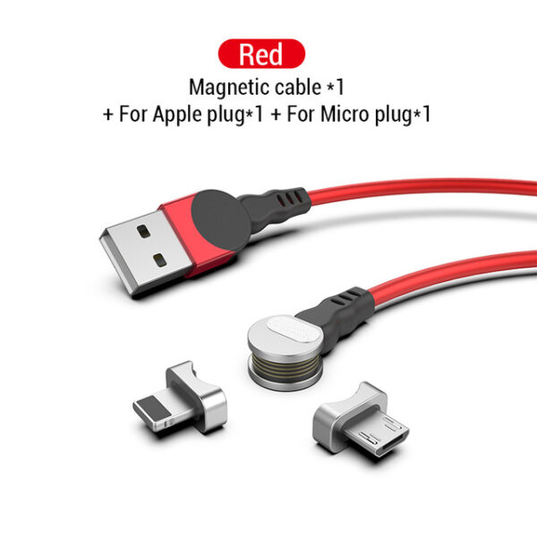 PZOZ Rotate 90 degree Magnetic USB Cable 5A Fast Charging USB C Charger Micro USB Type 17..jpg 640x640 17