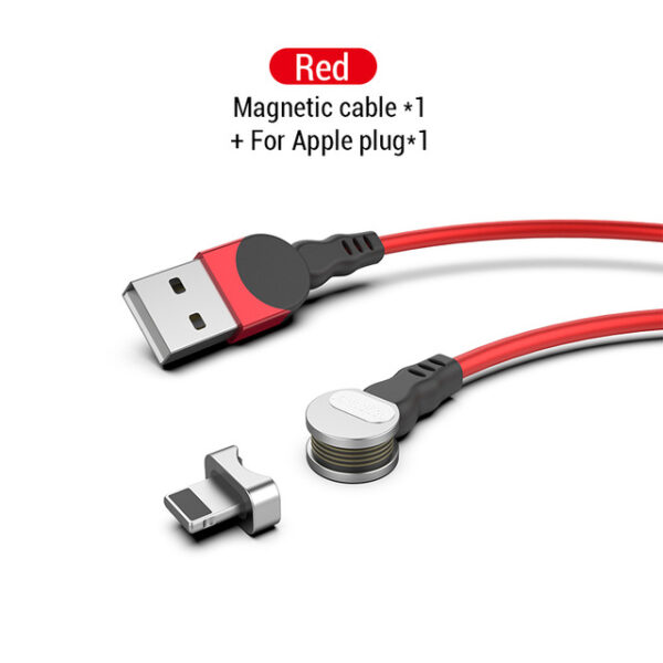 PZOZ Rotate 90 gradë kabllo USB magnetike 5A Karikues i shpejtë USB C Karikues Micro USB Lloji 4.jpg 640x640 4