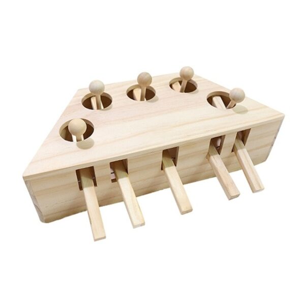 Pet Indoor Solid Wooden Exercise Toy Cat Interactive 5 holed Mouse Seat Scratch Bite Toys 1.jpg 640x640 1