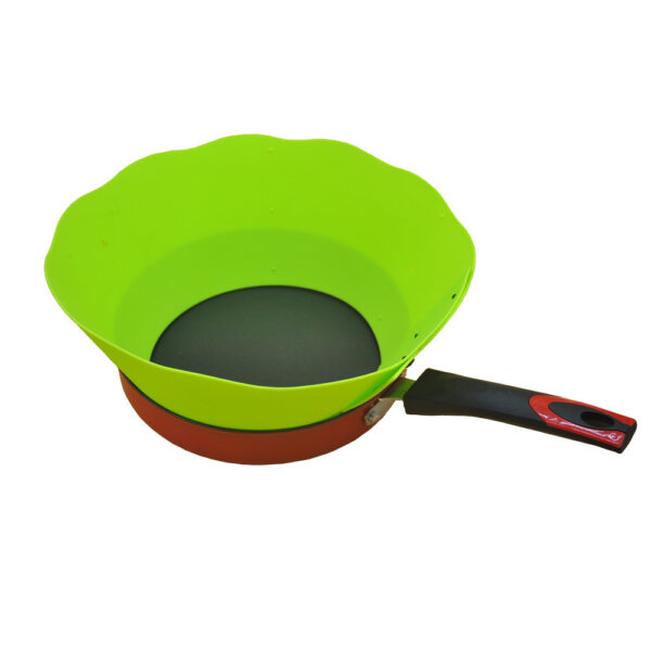 Specialty Tools Oil Barrier Cooking Silicone Pot Circle Anti Splashing Oil Baffle Kitchen Tool 2