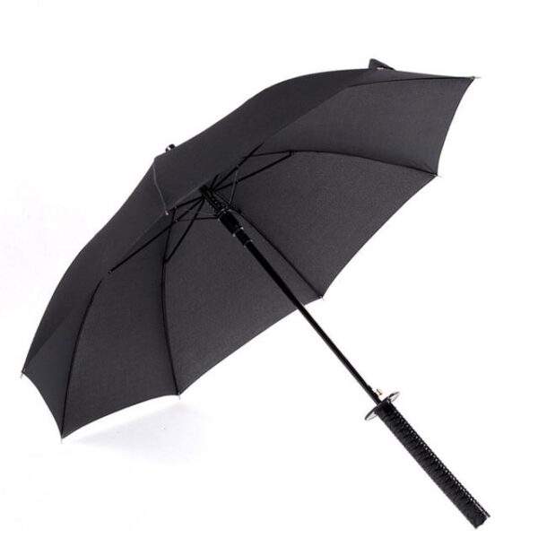 Stylish Black Japanese Samurai Ninja Sword Katana Umbrella Sunny Rainny Long handle Umbrellas Semi automatic 8 4.jpg 640x640 4