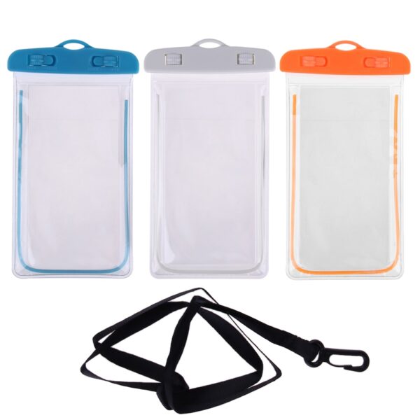 Swimming Bags Waterproof Bag with Luminous Underwater Pouch Phone Case For iphone 6 6s 7 universal 1