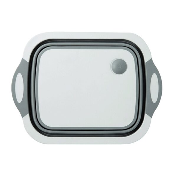 TEENRA Folding Chopping Board Vegetable Fruit Washing Basket Silicone Kitchen Cutting Block Chopping Blocks Sinks