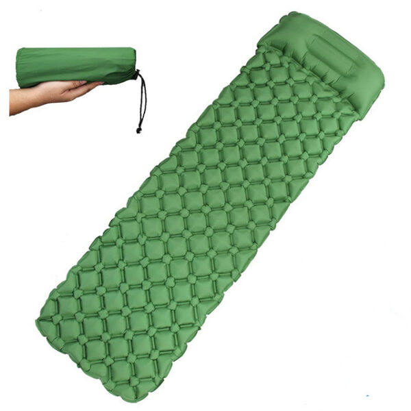 Ultralight Outdoor Inflatable Cushion Sleeping Pad Picnic Compact Camping Mat Air Pad para sa Camping Hiking