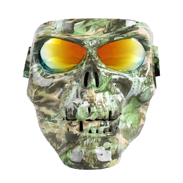 Vintage Skull Mudhudhudhu Magirazi Anodhirika Modular Mask Mudhudhudhu Goggles Mouth Sefa Motocross Magirazi Moto Helmet