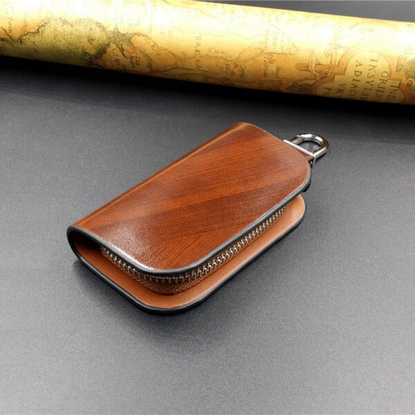 With Car Brand Genuine leather car key case wallet fashion cow leather brand car key holder 1