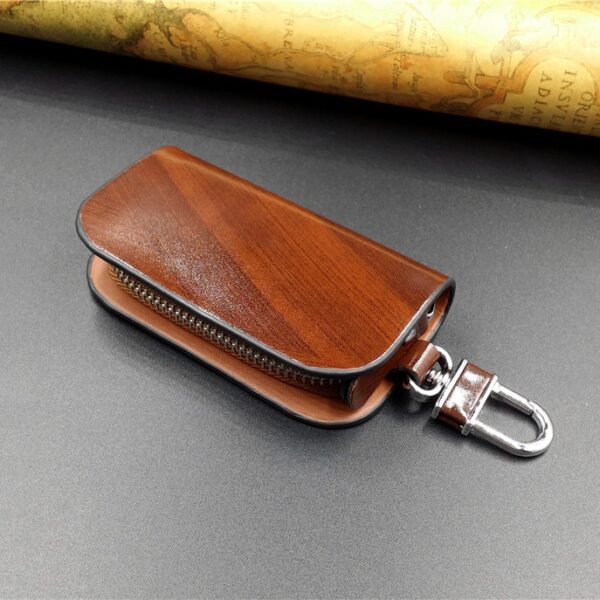 With Car Brand Genuine leather car key case wallet fashion cow leather brand car key holder 2