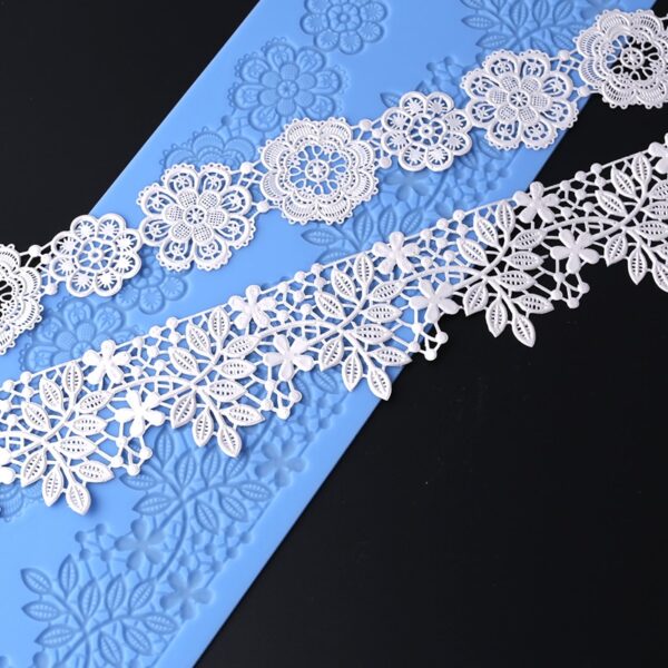 Yueyue Sugarcraft Flower silicone lace mold fondant mold cake decorating tools chocolate gumpaste mold wedding cake