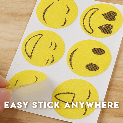 Smiley Anti-Mosquito Stickers, Smiley Anti-Mosquito Stickers 60pcs