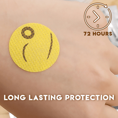 Smiley Anti-Mosquito Stickers, Smiley Anti-Mosquito Stickers 60pcs