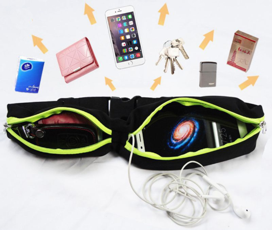 Dual Pocket Running Belt, Dual Pocket Running Belt