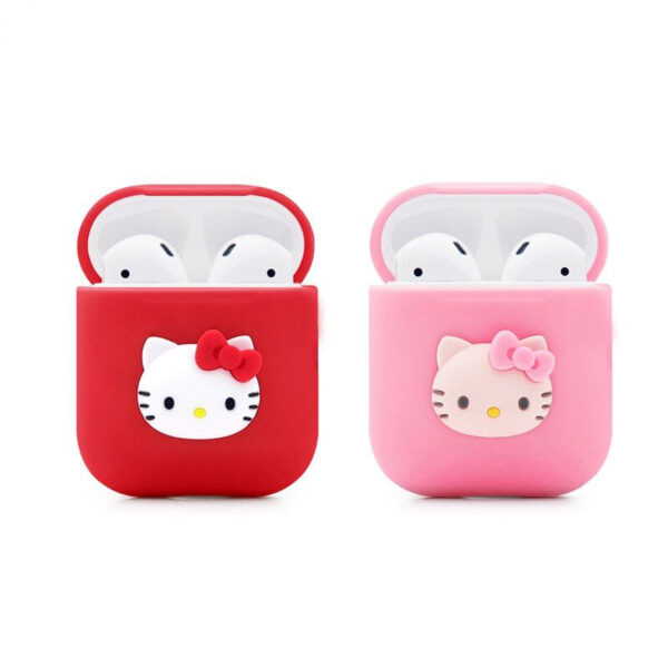 1PCS Cartoon Soft Silicone Case For Apple Airpods Shockproof Cover For Apple AirPods Earphone Cases Cute 5