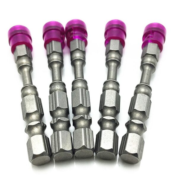 5Pcs Single Head Magnetic Screwdriver Bit Anti Slip Hex S2 PH2 Electric Screw Driver Set For 1.jpg 640x640 1