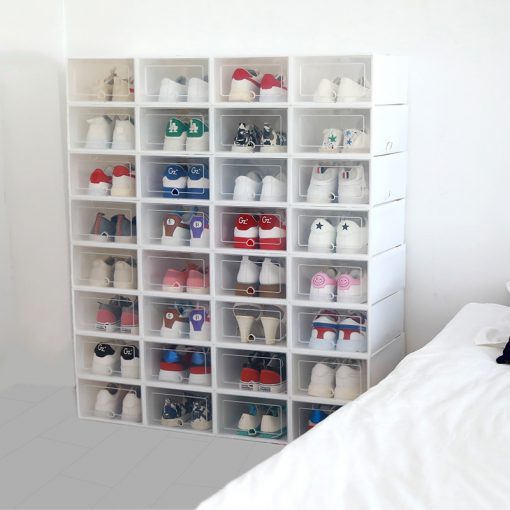 scatole scarpe trasparenti