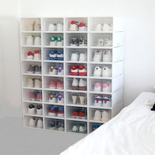 shoe box storage stackable