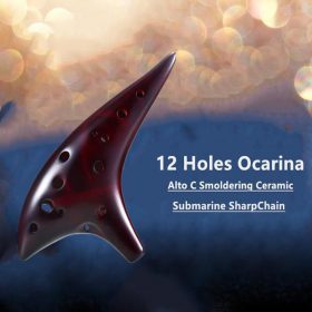12 Holes Ceramic Ocarina - image 1