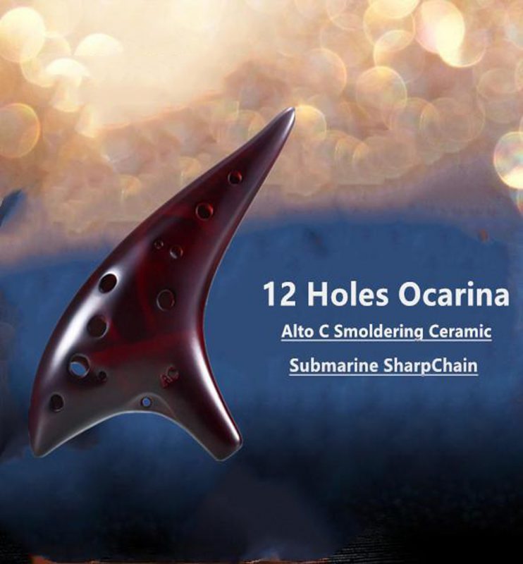 12 Holes Ceramic Ocarina