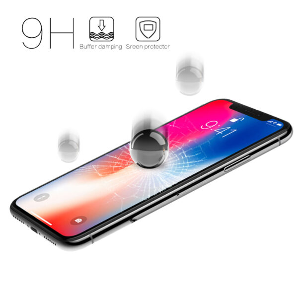 زجاج مقسى 9H لهاتف iphone X 8 4s 5 5s 5c SE 6 6s plus 7 1