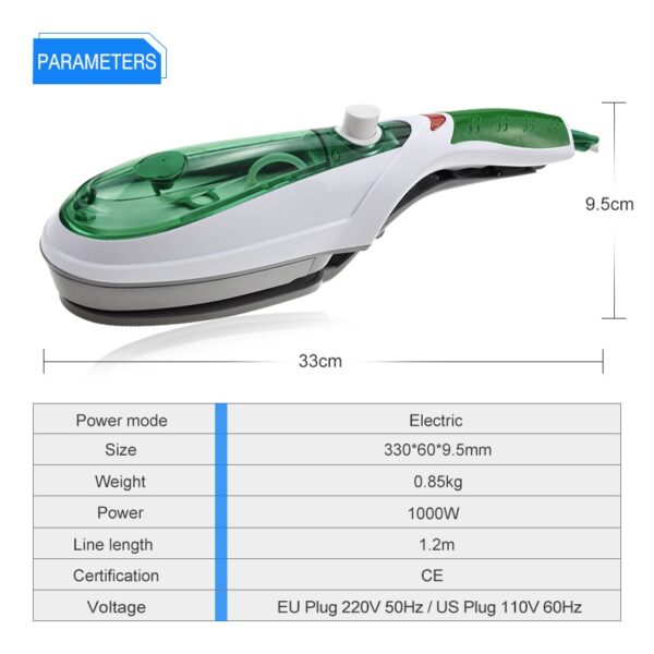 ANIMORE Handheld Garment Steamer Brush Portable Steam Iron For Clothes Generator Ironing Steamer For Underwear Steamer 7