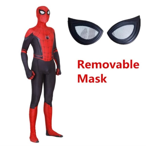 Adult Kids Spider Man Far From Home Peter Parker Cosplay Costume Zentai Spiderman Superhero Bodysuit Suit 2.jpg 640x640 2