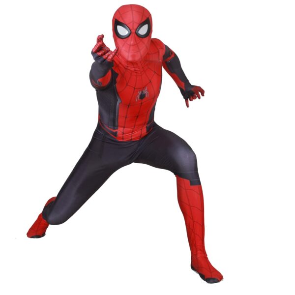 Adult Kids Spider Man Far From Home Peter Parker Cosplay Costume Zentai Spiderman Superhero Bodysuit Suit 4