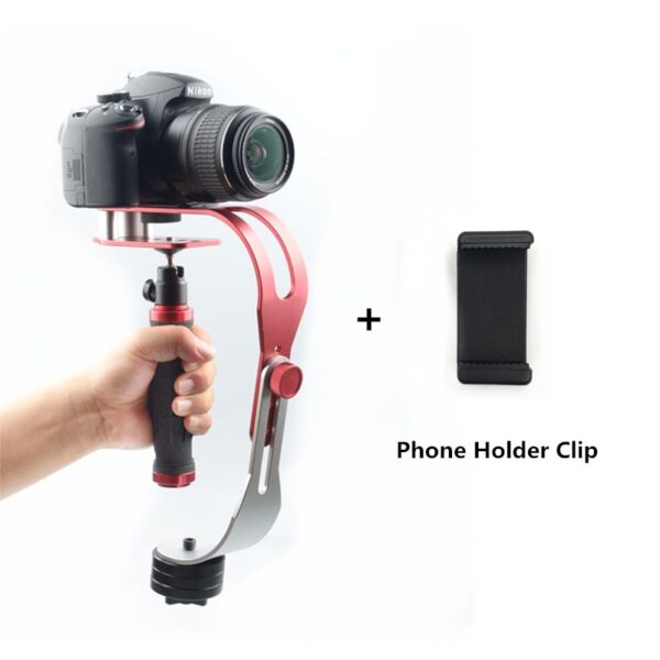 Alloy Aluminum Mini Handheld Digital Camera Stabilizer Video Steadicam Mobile DSLR 5DII Motion DV Steadycam for 1