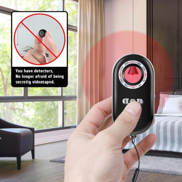 Anti Sp y Camera Detector Infrared Portable Personal Alarm 3in1 Functionality Defense Emergency Alert with 2