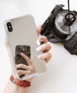 Esamday Luxury Mirror Electroplating Soft Shockproof Tpu Cases For X XS MAX XR Cover Protective cases 2.jpg 640x640 2