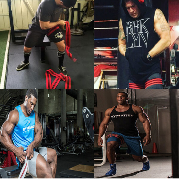 Fitness Occlusie Trainingsbanden Bodybuilding Gewicht Bloedstroombeperkingsbanden Arm Beenwikkels Snelle spiergroei