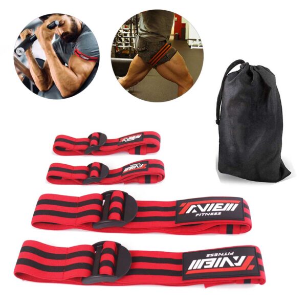 Fitness Occlusion Training Bands Bodybuilding Weight Blood Flow Restriction Bands Arm Leg Wraps Fast Muscle Growth
