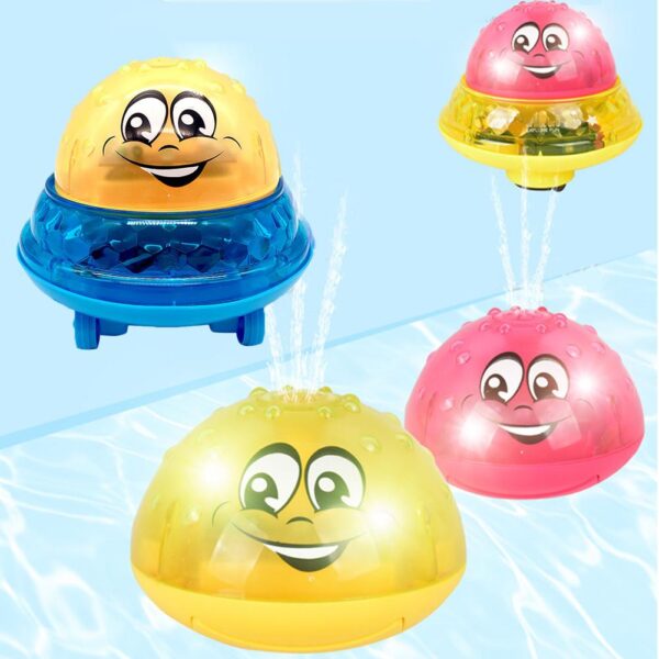 Funny Infant Children s Electric Induction Sprinkler Toy Light Baby Bapala Bath Toy Metsi Toys