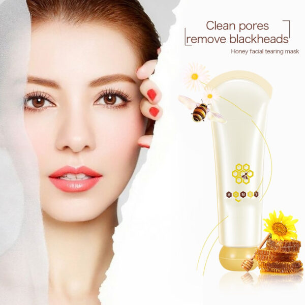 Honey tearing mask Peel Mask oil control Blackhead Remover Peel Off Dead Skin Clean Pores Shrink 1 1