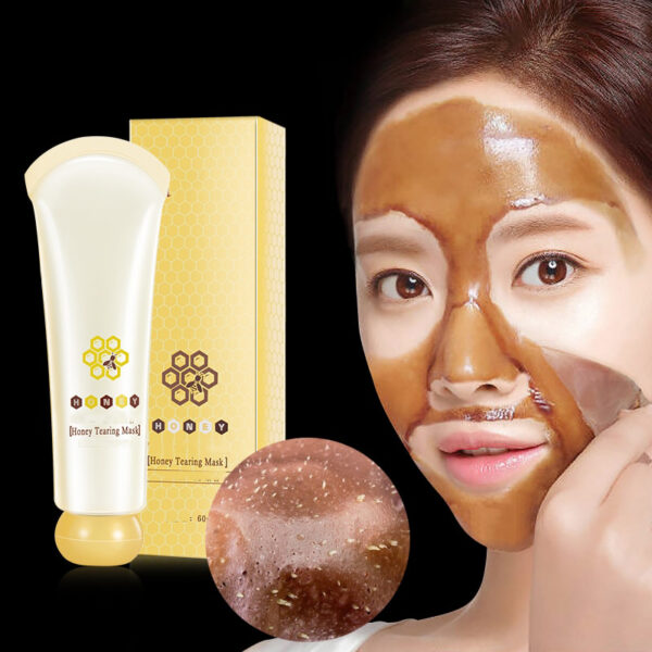 Honey tearing mask Peel Mask oil control Blackhead Remover Peel Off Dead Skin Clean Pores Shrink 5