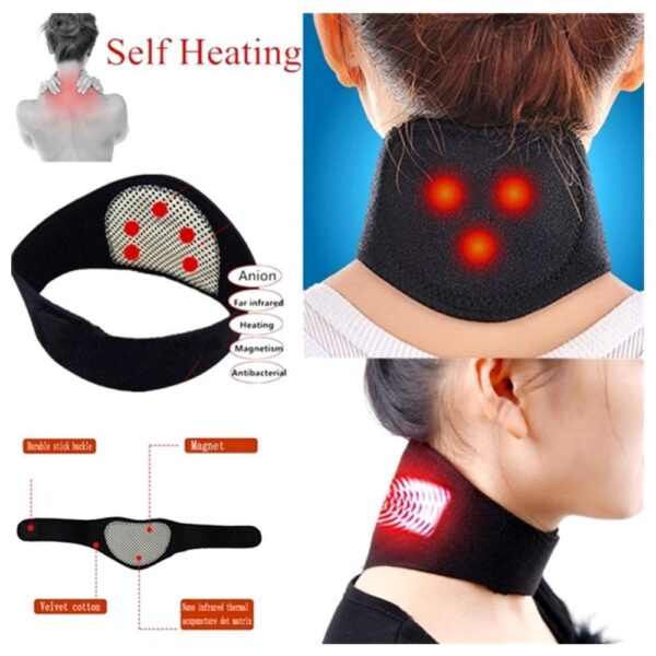 Magnetic therapy neck massager Self heating neck massage pain relieve neck warmer guard Chinese medical massagers