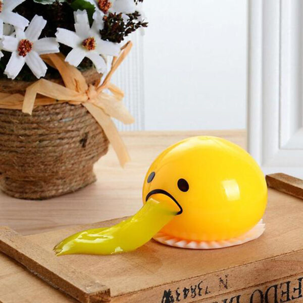 Nova oferta Squishy Vomitive Yema de ovo Antiestrés Regalo divertido Ovo preguiceiro amarelo Xoguete de broma 1024x1024 2x 50651ca1 f390 4653 ac6a