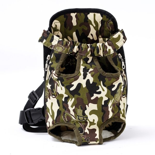 Pet Dog Carrier Backpack Mesh Camouflage Outdoor Travel Products Breathable Shoulder Handle Bags for Small Dog 4