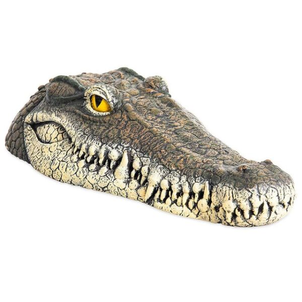 Pokich Floating Crocodile Head Pond Pool Water Garden Decorations High Quality Floating Resin Crocodile Head