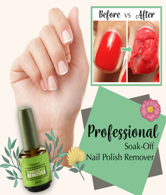 Professional Soak-Off Nail Polish Remover