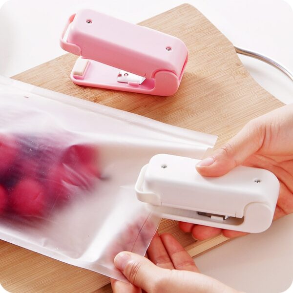 Portable Hand Pressure Mini Sealing Machine Heat Sealer Capper Food Saver Fruit Vegetables Storage For Plastic