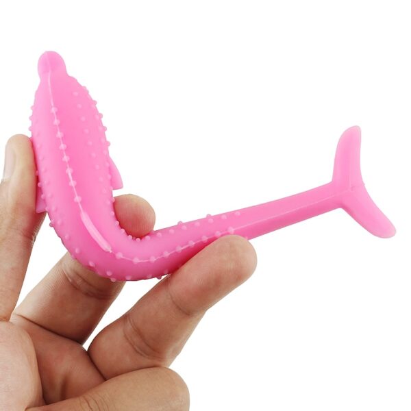 Soft Silicone Mint Fish Cat Toy Catnip Pet Toy Clean Teeth Toothbrush Chew Cats Toys 5