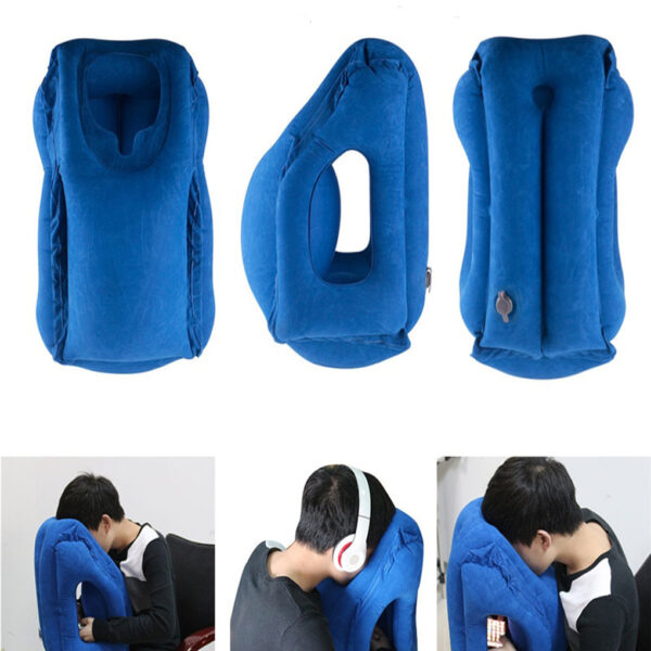 Travel pillow Inflatable pillows air soft cushion trip portable innovative products body back support Foldable blow