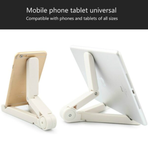 Universal Foldable Phone Tablet Holder Adjustable Desktop Mount Stand Tripod Stability Support for iPhone iPad Pad 2