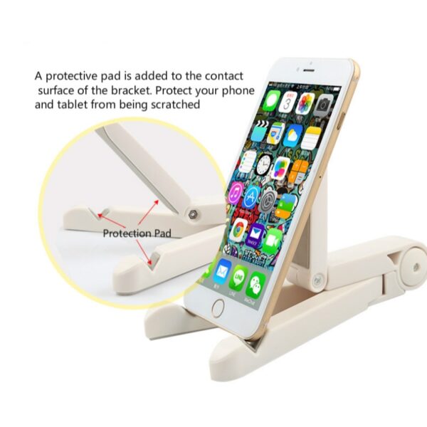 Universal Foldable Phone Tablet Holder Adjustable Desktop Mount Stand Tripod Stability Support for iPhone iPad Pad 3