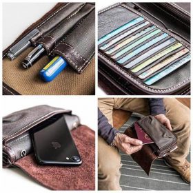 Handmade Leather Travel Purse - image 8