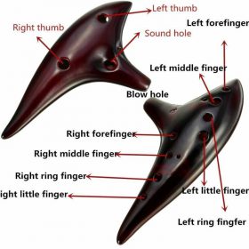 12 Holes Ceramic Ocarina - image 7