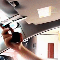 Držák telefonní spony sluneční clony do auta, držák telefonní spony sluneční clony do auta