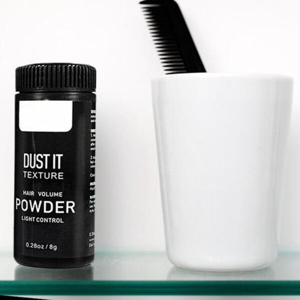 mattifying powder hair