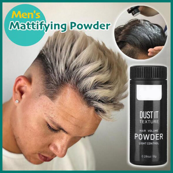 mattifying powder hair